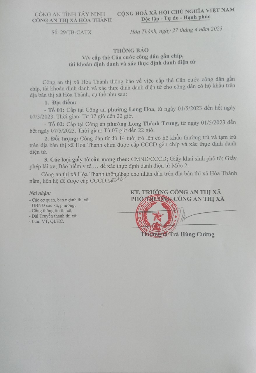 thong bao lich lam cccd t5 2023
